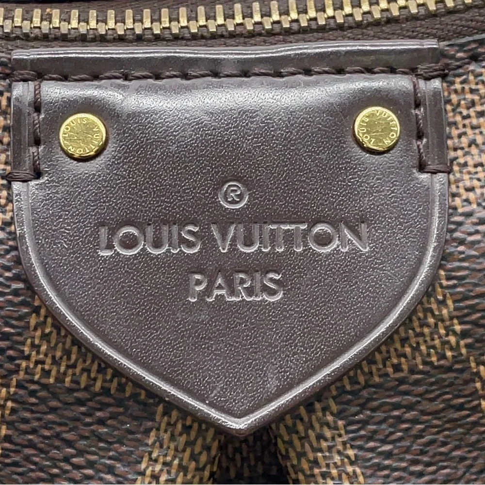 Auth Louis Vuitton Damier Ebene Siena PM 2Way Bag W/Box/Dust Bag